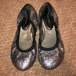 EUC Girls Sparkly Ballet Flats by Nordstrom in 3M